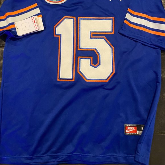 Nike NCAA FLORIDA GATORS TIM TEBOW #15 Men's JERSEY Blue Sz M,L,XL,2XL,3xl - Picture 3 of 4